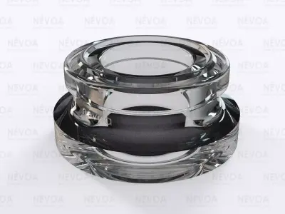 Glass finish - GME 40 04 - 18 mm - Finish for crimpless pump 3D model