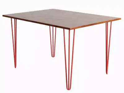 Hairpin Leg Table  3D model