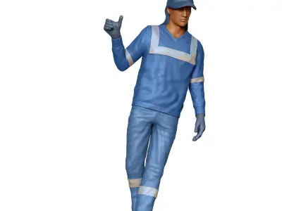 N4 Sweepers collecting garbage 3D print model