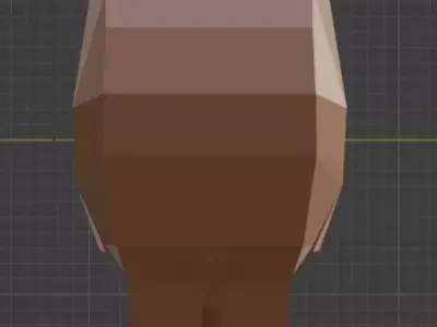 Low Poly Mammoth Low-poly 3D model