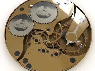 Watch Mechanism 3D model purchase
