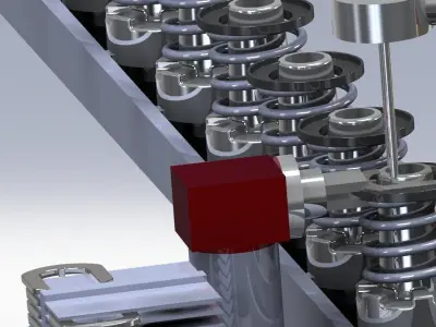 Conveyor assembly design Free 3D model
