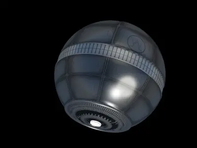SurveyorDroneMKI Low-poly 3D model