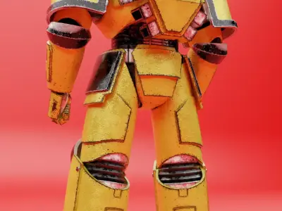 Space Marine Base Armor  Warhammer 40K Free 3D model
