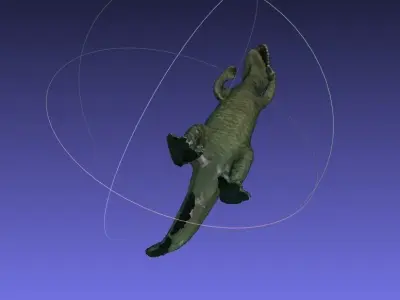 Tyrannosaurus rex toy Low-poly 3D model