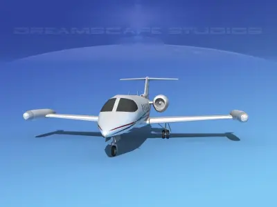 Gates Learjet 35 V10 3D model
