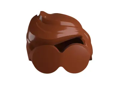 Custom3Dprint Minifigure Accessory - Minifigure Hair S2 - 067 3D print model