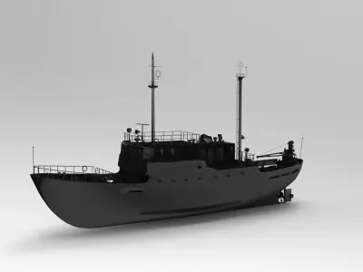 vessel 3D model purchase