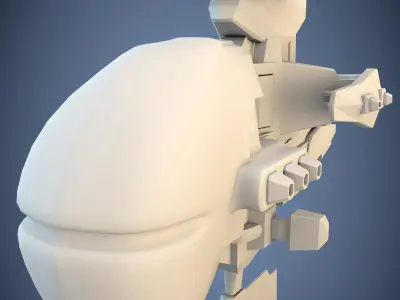 War Spaceship Free 3D model