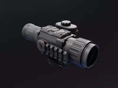 Operator 640 Thermal Scope Low-poly 3D model