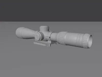 long scope 3D model