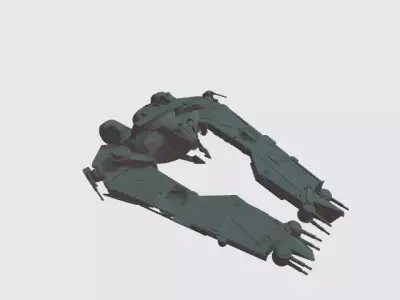 star  wars ship Free 3D model