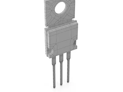 Power Resistor 3D model purchase