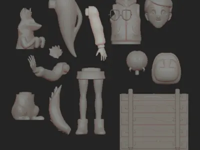 Infinity Train 3D print model