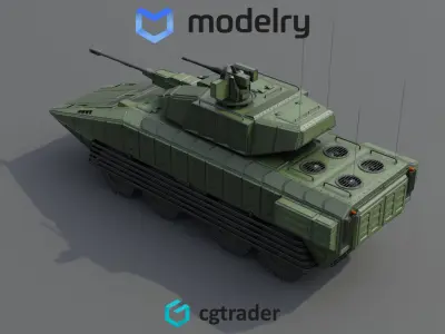 Military IFV 3D model Textured