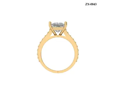 Wedding Ring  3D print model 222