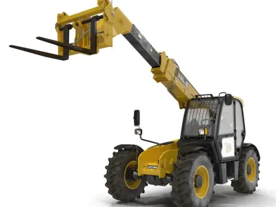  Telescopic Handler Forklift JCB 535 95 Yellow 3 