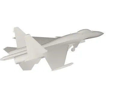 Military Plane concept 3D model by vlad25