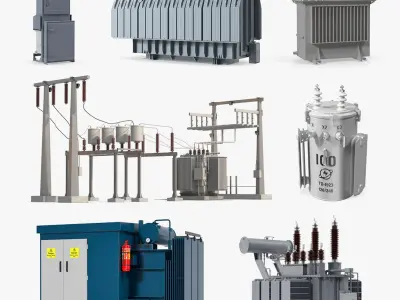 Electrical Accessories Collection 4 3D model