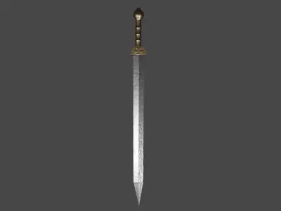 Gladius sword Low-poly 3D model shop