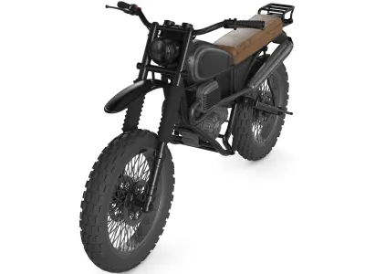Adventure Motorcycle 3D model