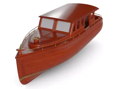 Motorboat 3D model