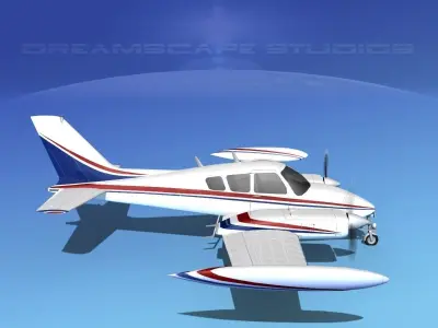 Cessna 320 Skyknight V08 3D model