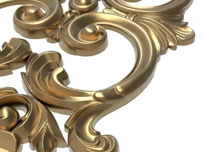  decorative pattern ready for 3D printing 3D model 487
