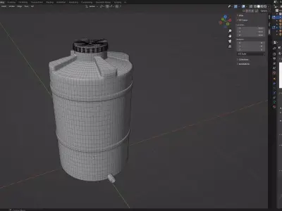 WATER TANK 02 3D model