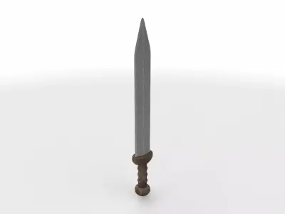 sword gladius 01  3D model
