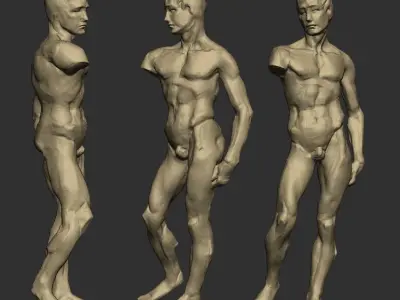 Free Man Sculpture Free 3D print model