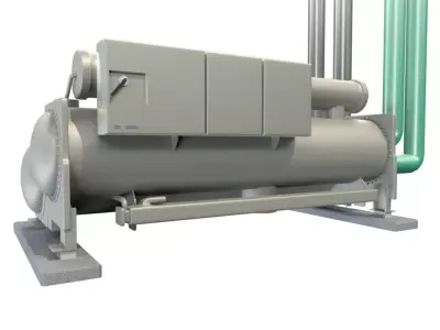 chiller unit 3D model