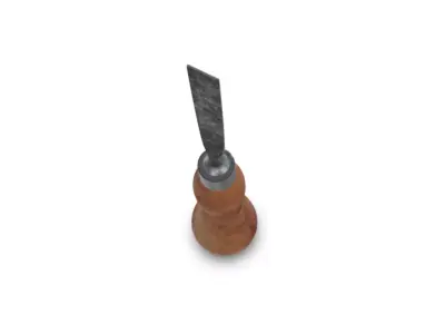 Antique Chisels Woodworking Tools 3D model