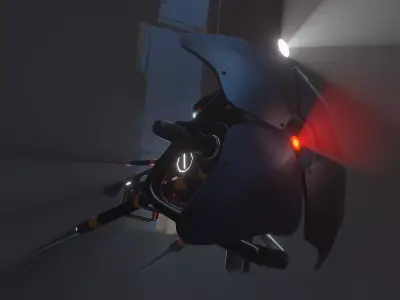 Half-Life 2 Combine Drone Low-poly 3D model