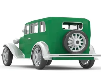 32 DODGE  Low-poly 3D model