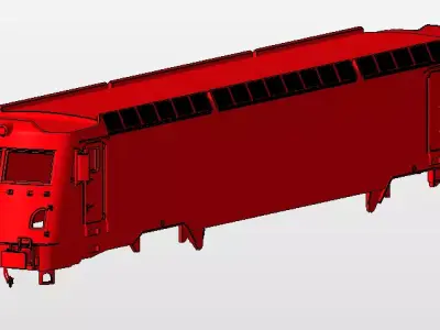 Lema train 3D print model