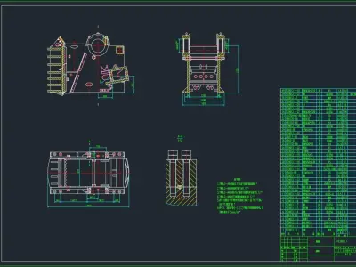 PE900x1200 JAW CRUSHER 3D model