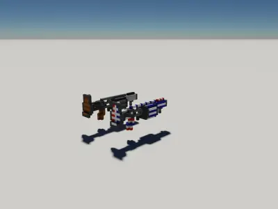 Grenade launcher Free low-poly 3D model purchase