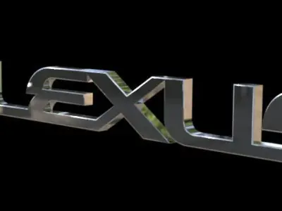 Logo Lexus Free 3D model