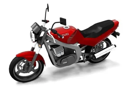SUZUKI GS500E 1990 3D model