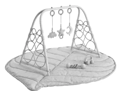 AUSSIE ADVENTURES BABY PLAYGYM Low-poly 3D model