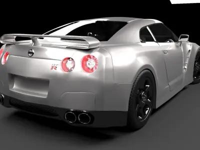 Nissan gtr R35  Free 3D model