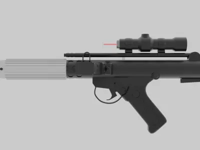DH-17A Blaster 3D model