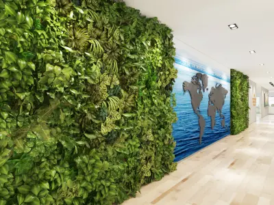 Green Wall 2 3D model