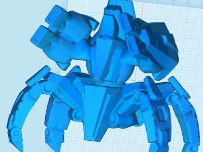 Protoss Immortal 3D print model