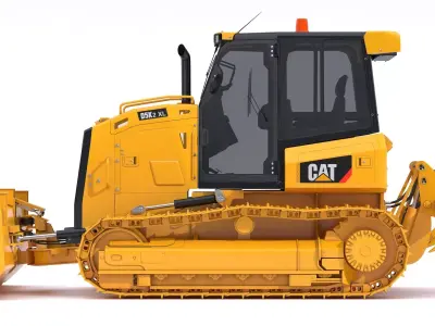 D5K2 Crawler Tractor 3D model