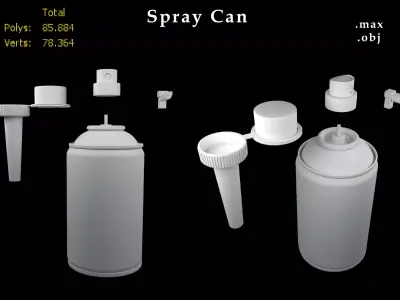 Spray Can 3D model