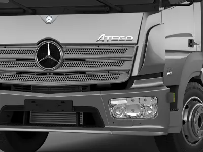 Mercedes Atego 2014 short 3D model