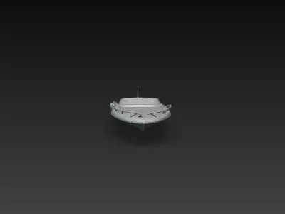 Classic Luxury Wooden Yacht Speed Boat STL 3D print model