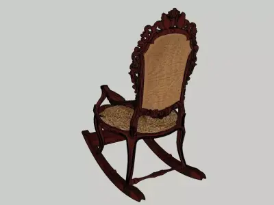 Classic Rocking Chair 3D model